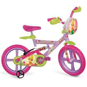 Bicicleta X-Bike Tinker Bell Aro 14 - Brinquedos Bandeirante