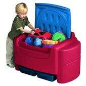 Bau Vermelho - Amplo espa�o- Little Tikes