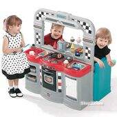 Cozinha e Lanchonete Diner Retro - Toca 3 m�sicas dos anos 50 - Step2