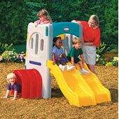 Escorregador Duplo e Tunel - Little Tikes