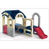 Casinha PlayHouse - com escorregador e plataforma de escalada - Little Tikes
