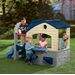 Casinha PlayHouse - com escorregador e plataforma de escalada - Little Tikes