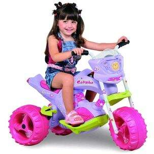 Moto Zx-Cross Gatinha - Eletrica 6v - Brinquedos Bandeirante 