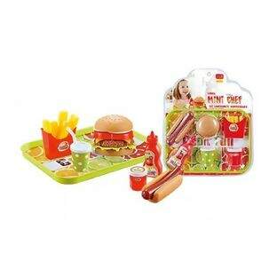 Kit Lanchonete Hambúrguer Mini Chef - Xalingo