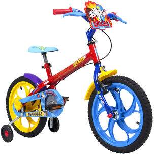 Bicicleta Infantil Aro 16 Caloi Luccas Neto - Vermelha