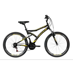 Bicicleta Caloi Aro 26 21 Marchas HTX - Mountain Bike Cor Preto