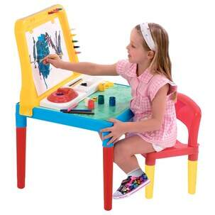 Mesa Infantil Pequeno Artista com Cadeira e Quadro 9052 - Bell Toy