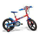 Bicicleta Infantil Aro 16 Homem - Aranha Vermelha e Azul - Caloi