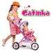 Carrinho de Boneca Gatinha - Brinquedos Bandeirante