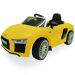 Carro Elétrico Infantil Audi R8 Amarelo com Controle Remoto - 6v - Xalingo