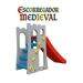 Escorregador Médio Infantil Torre Medieval