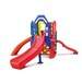 Mundi Play - Playground com 1,97m de altura escorregador em curva - Mundo Azul